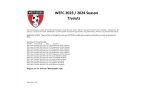 WEFC 2023/2024 Tryouts