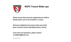 WEFC Tryout Make Ups